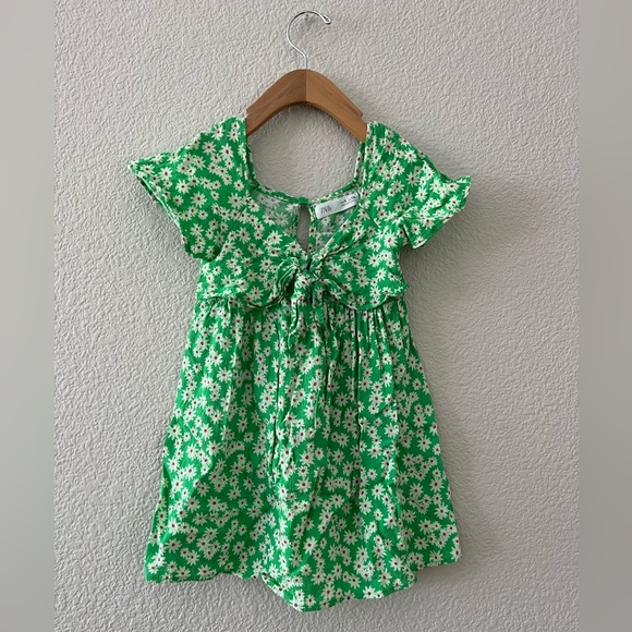 Zara Dresses Zara Girls Knotted Daisy Dress Poshmark